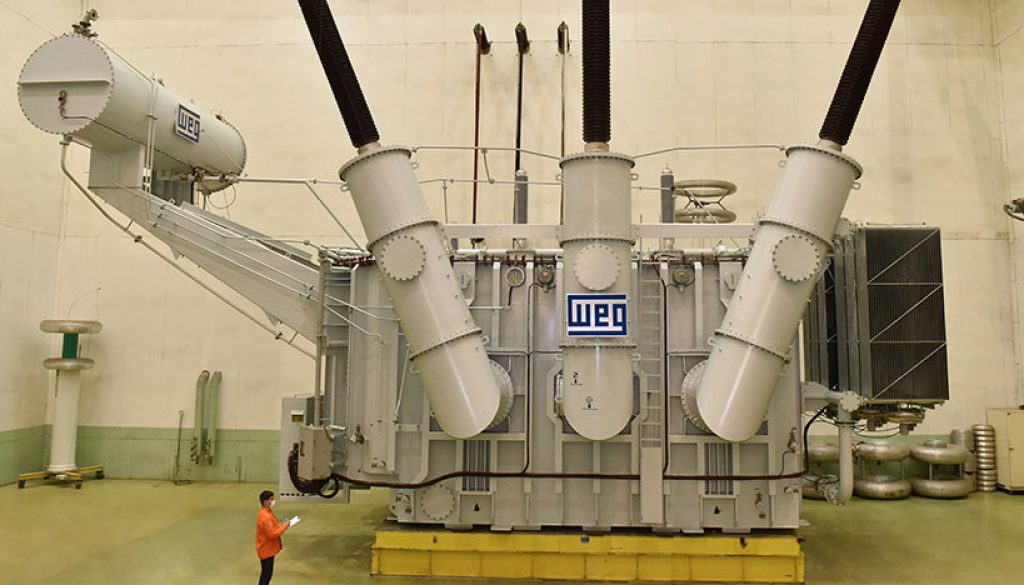 WEG´s largest transformer ever produced will be used in Africa 
