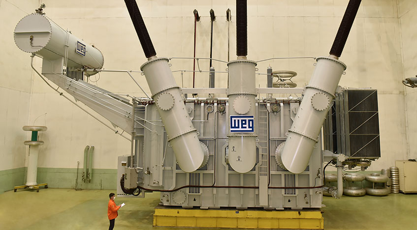 WEG´s largest transformer ever produced will be used in Africa 