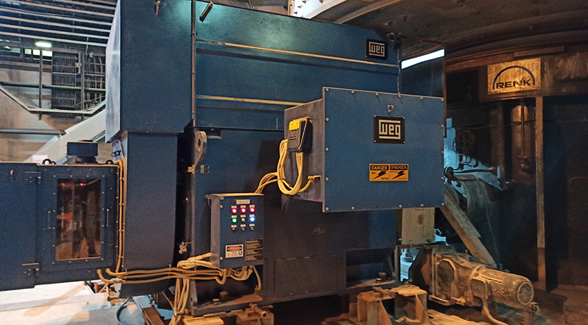 Cement plant in Russia have WEG solution applied to raw mill