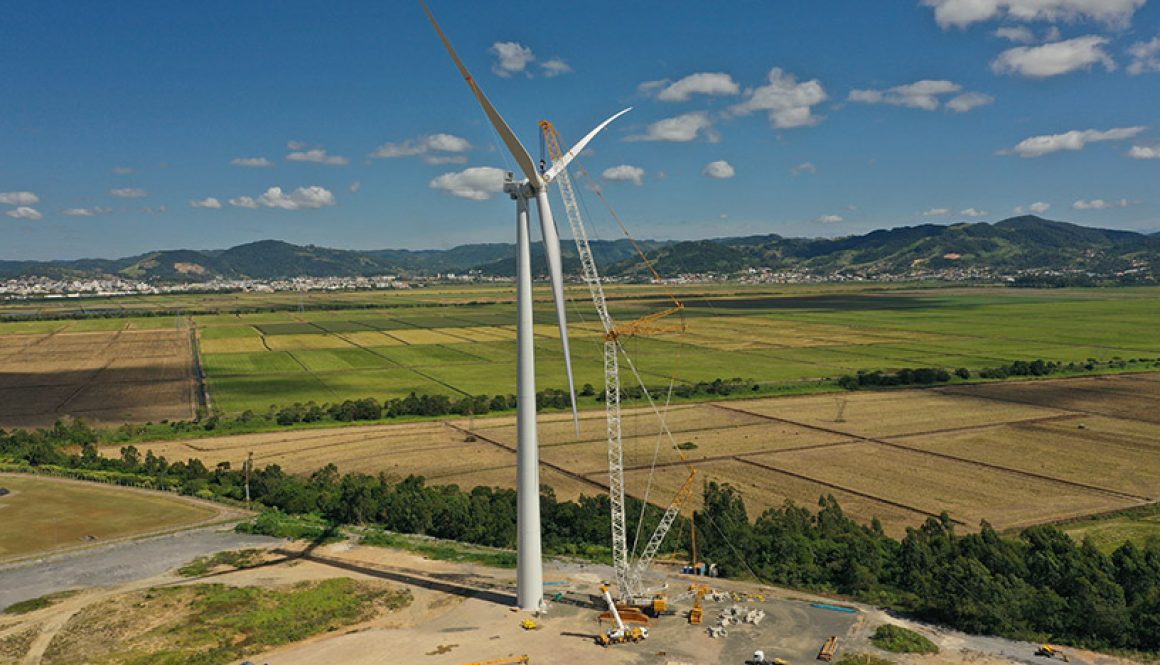WEG and Engie Brasil Energia complete installation of the first national wind turbine