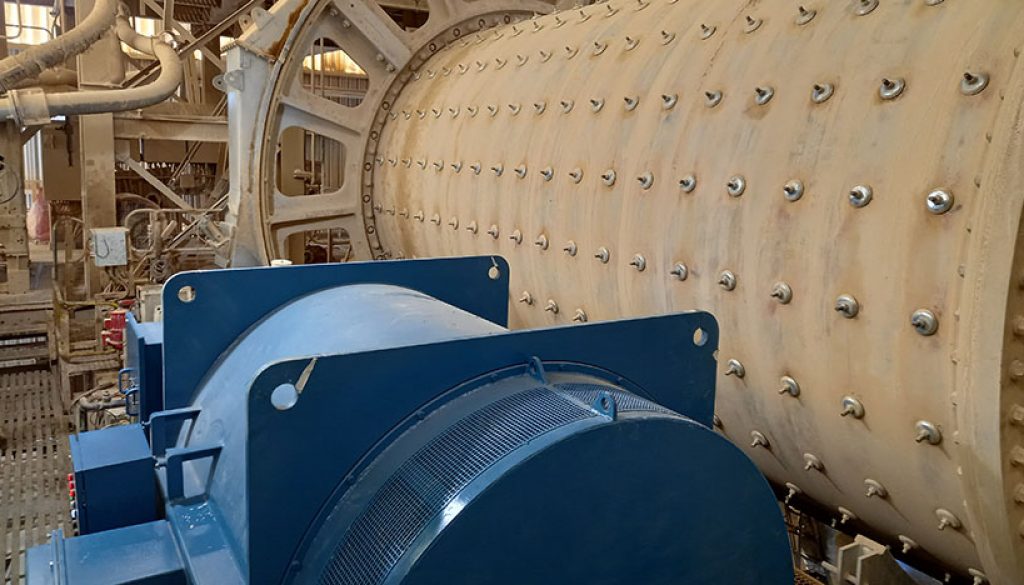 WEG supplies motor for ball mill in mining plant in Argentina