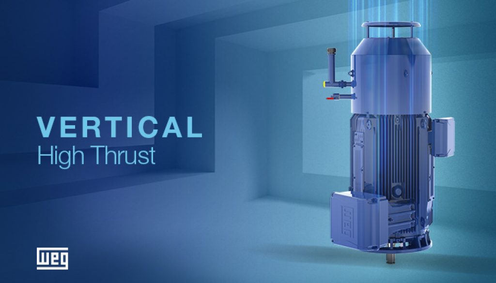 New line of WEG motors for high-thrust vertical applications