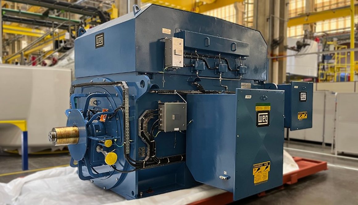 WEG supplies slip-ring motor for carbon capture plant in Norway