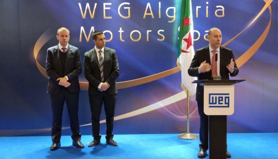 Inauguration of the WEG motors production plant in Algeria