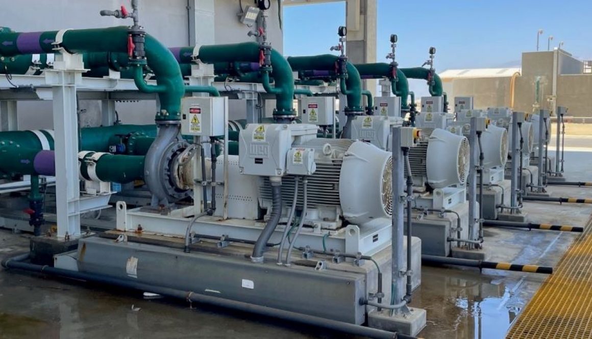 WEG W22 motors for applications in mining desalination plants
