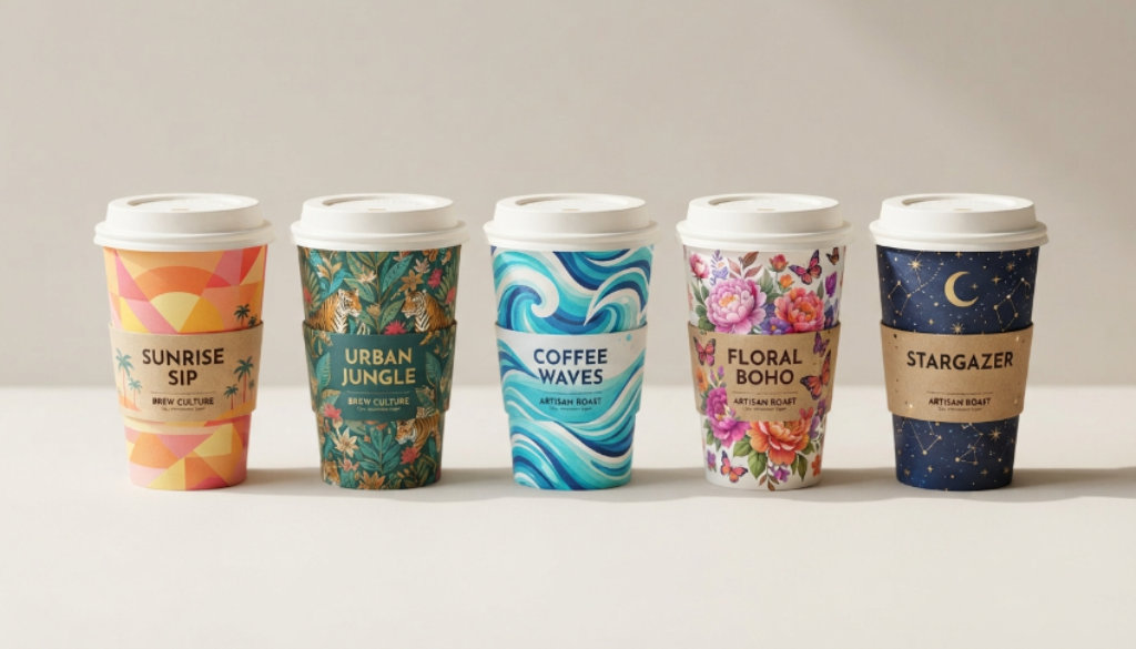 Custom paper cups